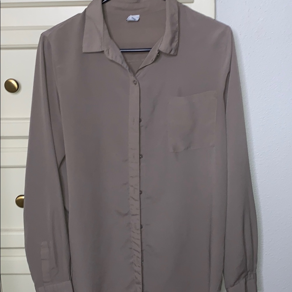 long sleeve button down shirt